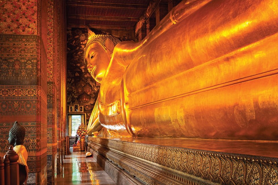 Tĩnh tâm ở đền Wat Pho