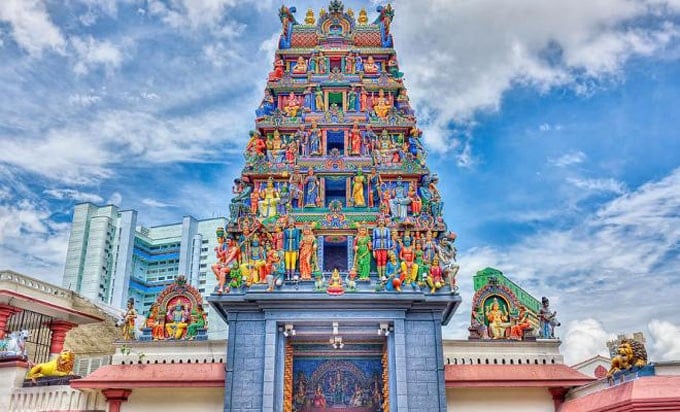 Ngôi đền Sri Mahamariamman- ngôi đền cổ nhất ở Malaysia (ảnh sưu tầm)
