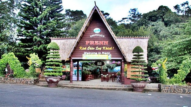 Cổng khu du lịch thác Prenn ( ảnh sưu tầm internet)
