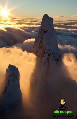 Ngọn núi Patagonian ở Cerro Torre của Argentina- ảnh sưu tầm 