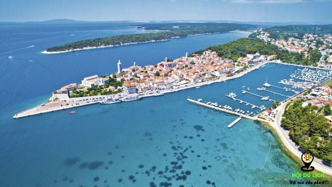 hòn đảo xinh đẹp Rab ở Croatia