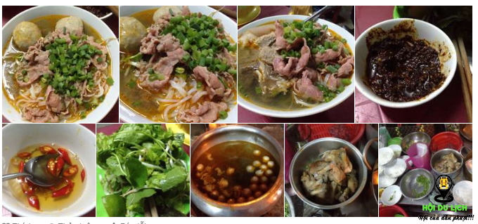 Bún bò ông Vọng đậm đà ( ảnh sưu tầm)