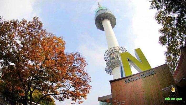 Tháp Namsan một trong những điểm đến đẹp nhất ở Seoul ( ảnh sưu tầm)