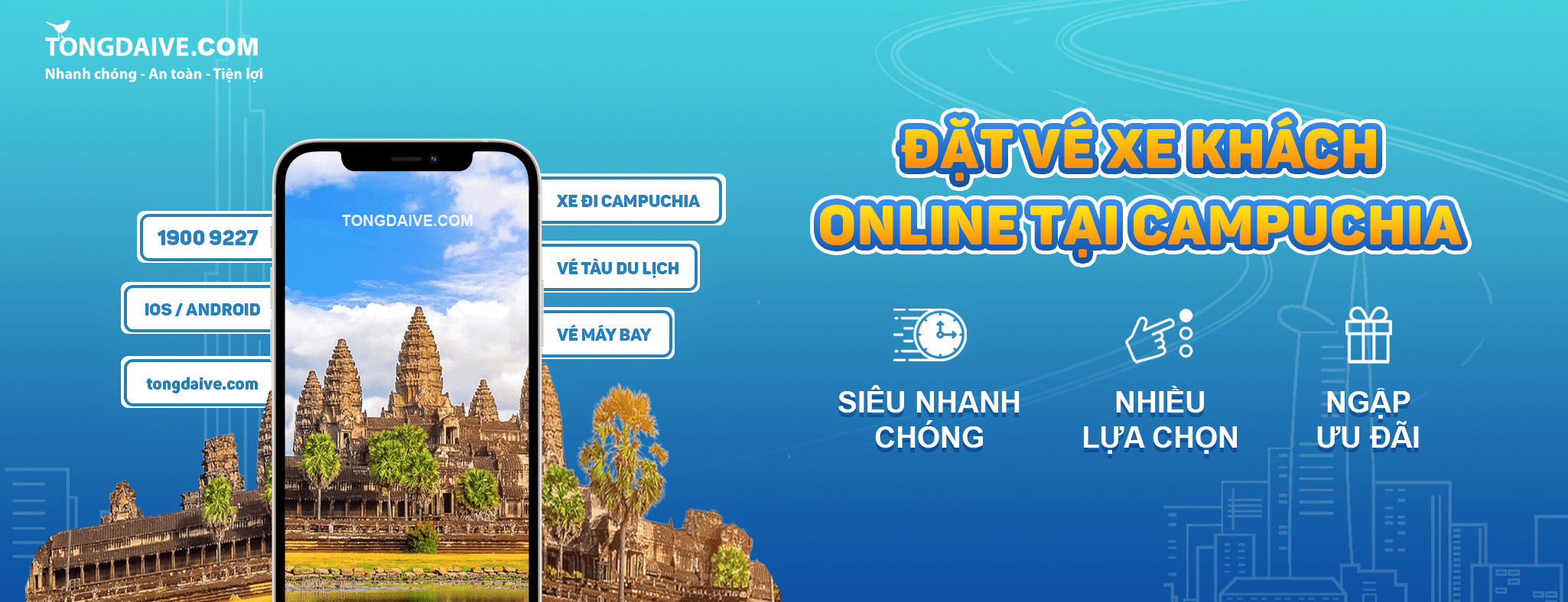 Website đặt vé xe online dành cho khách Việt